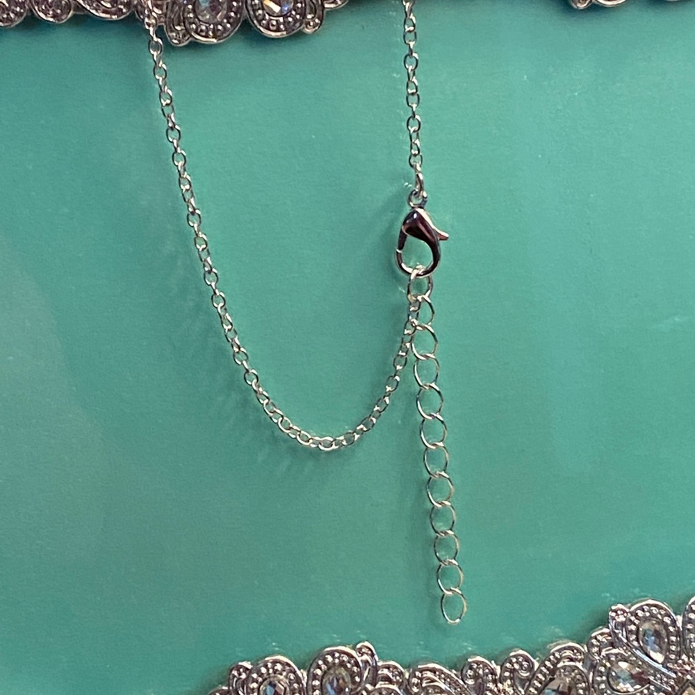 Infinity heart silver necklace - Picture 2 of 2